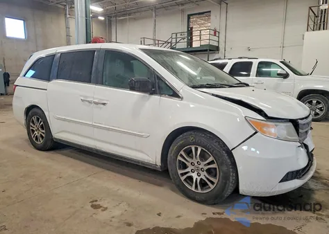 2012 Honda Odyssey Ex из США, поврежденный, VIN 5FNRL5H46CB042665